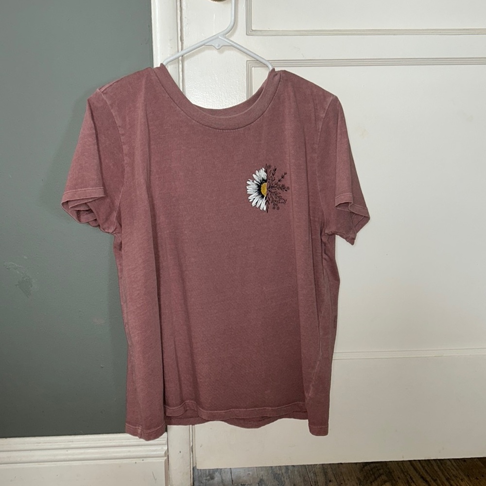 Maroon Flower O’neill T-shirt